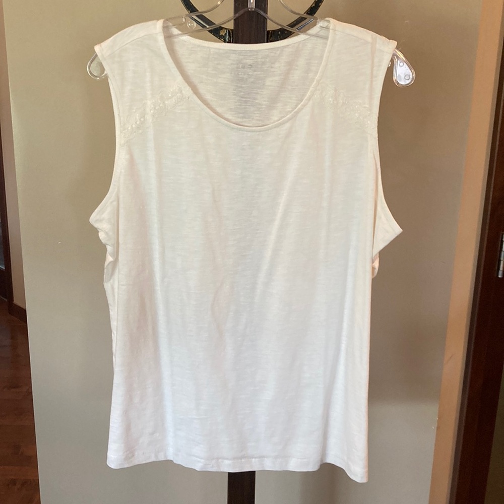 Cleo sleeveless top, Petite XL, NWOT